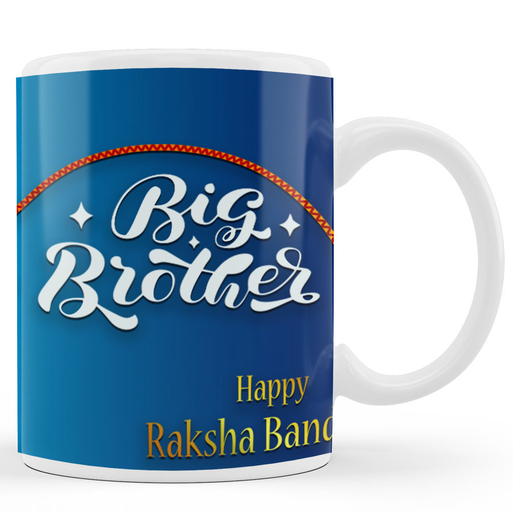 Printed Ceramic Coffee Mug | Siblings | Raksha Bandhan | Big Brother  |325 Ml. 
